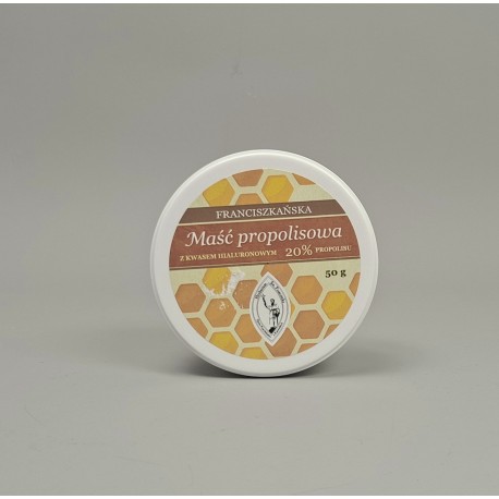 Franciszkańska maść propolisowa z kwasem hialuronowym 20% propolisu