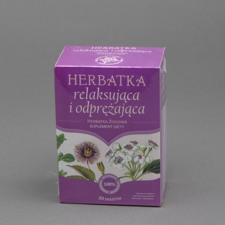Herbatka ziołowa relaksująca i odprężająca